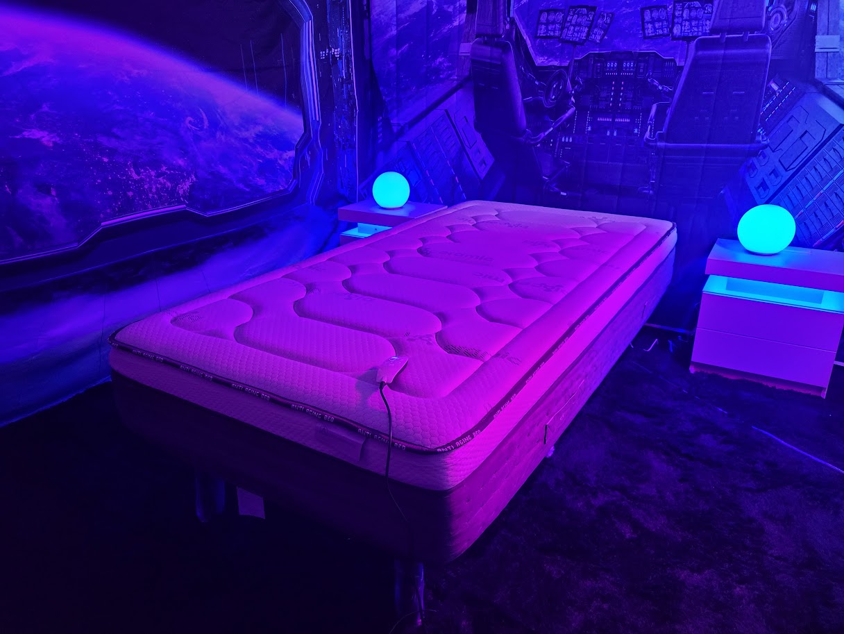 Semi Electric Bed Frame with Biohacking Foam Mattress Comfort Combo