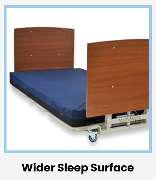 Med Mizer AllCare ™ Floor Level Low Bariatric Bed