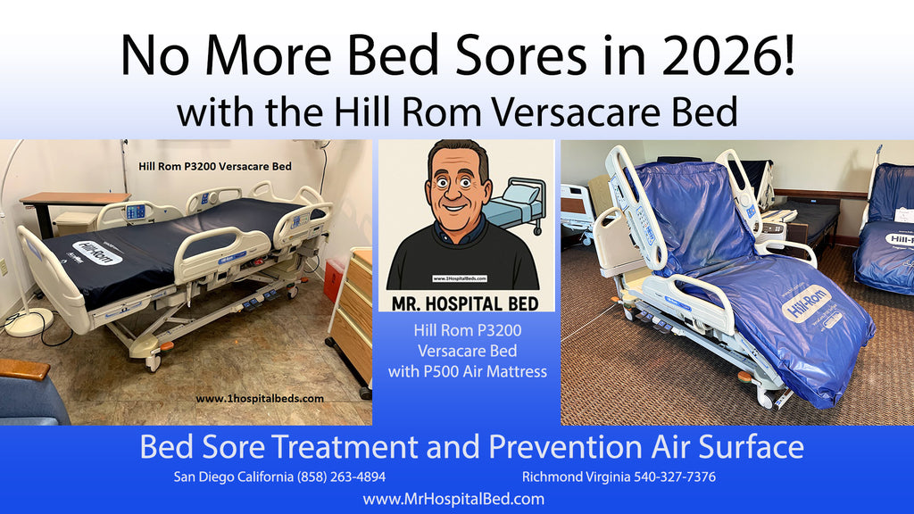 Hill Rom P3200 Versacare Bed with P500 Air Mattress System