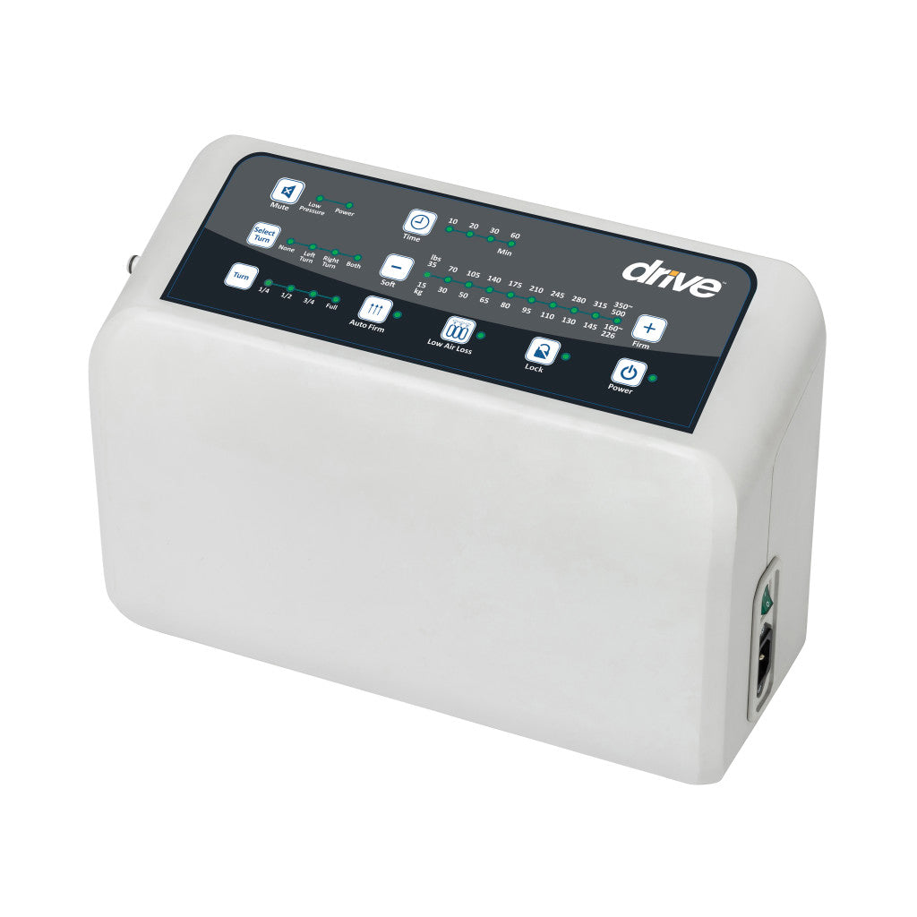 White electronic device with a digital display on a white background