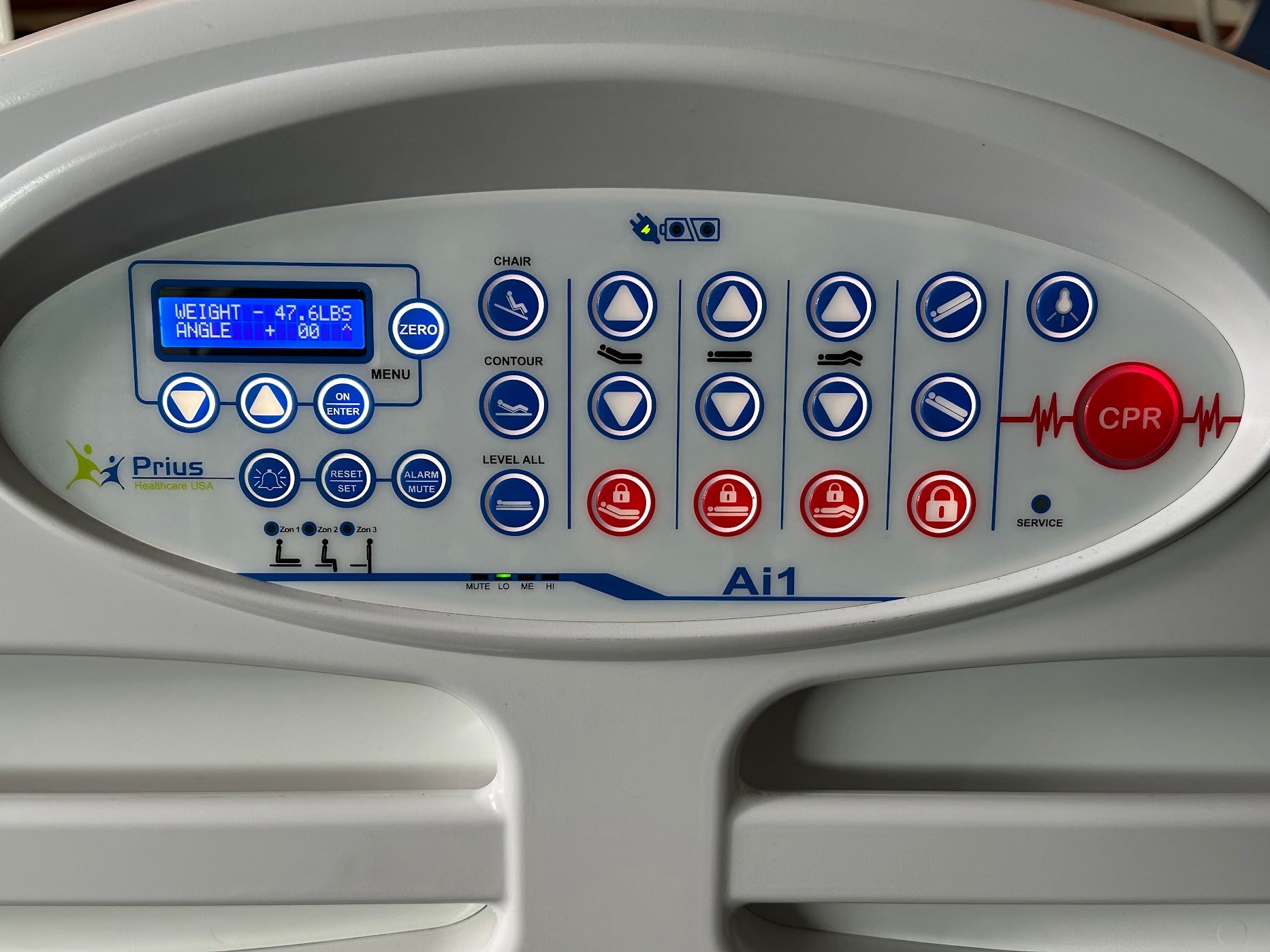 Prius Ai1 Extra Wide High Low Hospital Bed