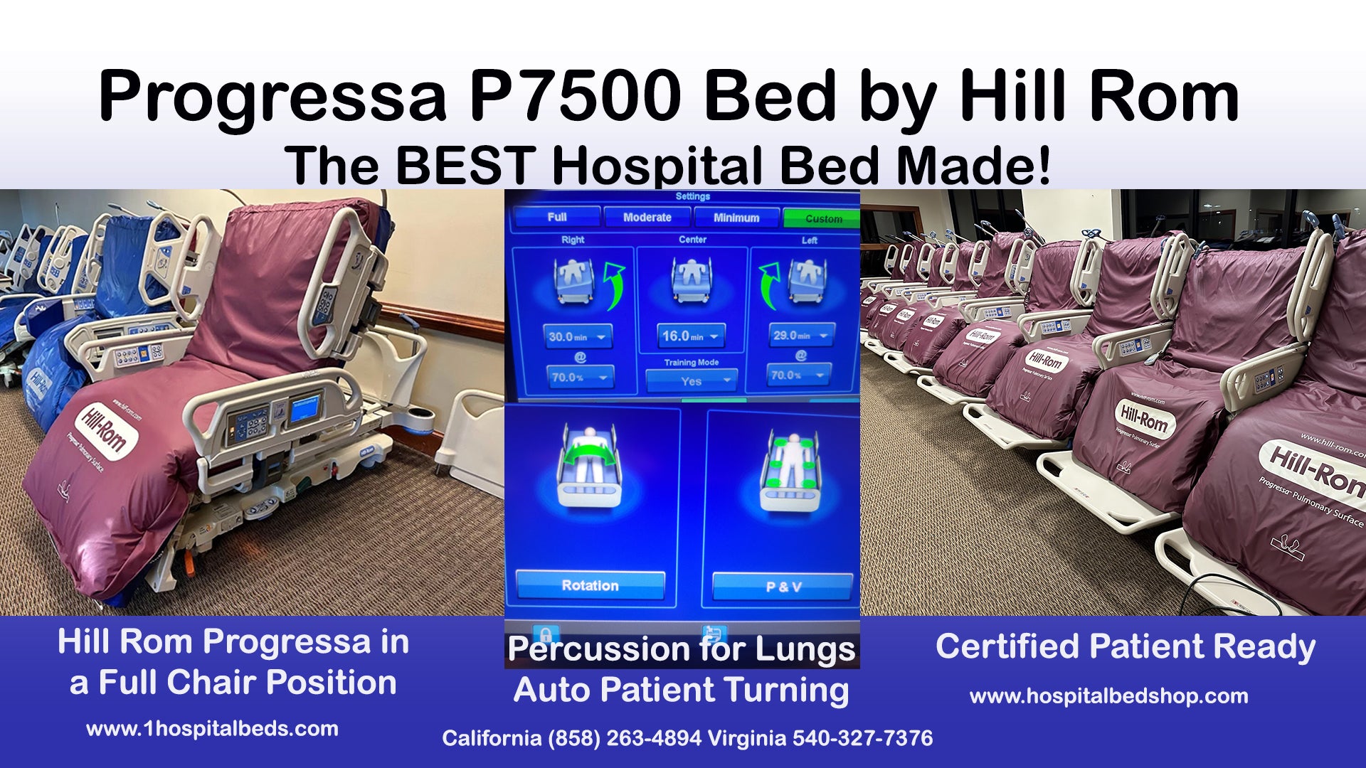 Hill Rom P7500 Progressa Bed